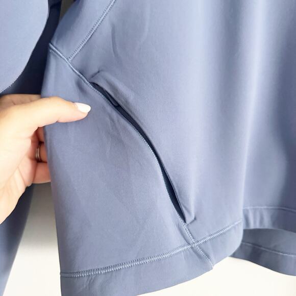 LULULEMON AirWrap Pullover Hoodie Water Drop Blue 6 - Picture 8 of 14